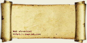 Andjelina Grbović vizit kartica